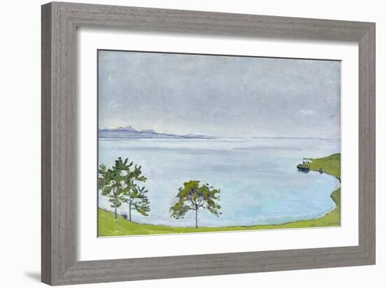 Lake Geneva from Chexbres Aus, 1911-Ferdinand Hodler-Framed Giclee Print