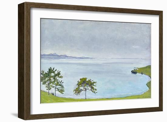 Lake Geneva from Chexbres Aus, 1911-Ferdinand Hodler-Framed Giclee Print