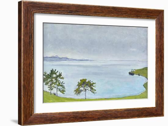 Lake Geneva from Chexbres Aus, 1911-Ferdinand Hodler-Framed Giclee Print