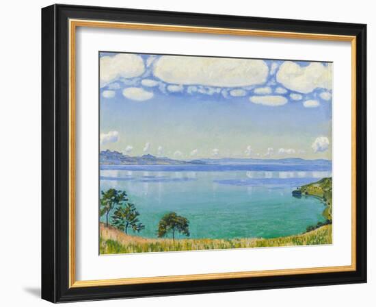 Lake Geneva Seen from Chexbres, 1905-Ferdinand Hodler-Framed Giclee Print