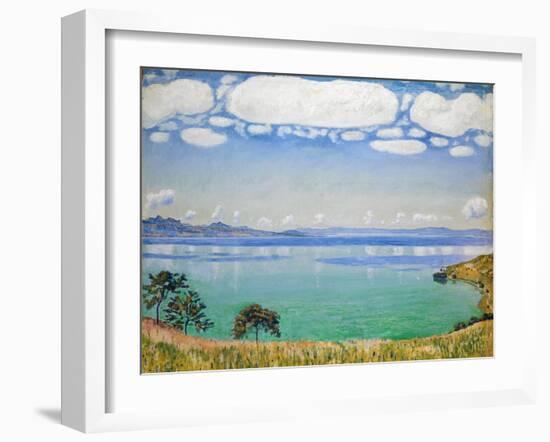 Lake Geneva, Seen from Chexbres, 1905-Ferdinand Hodler-Framed Giclee Print