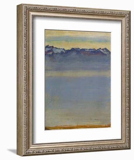 Lake Geneva with Savoyer Alps, 1907-Ferdinand Hodler-Framed Giclee Print