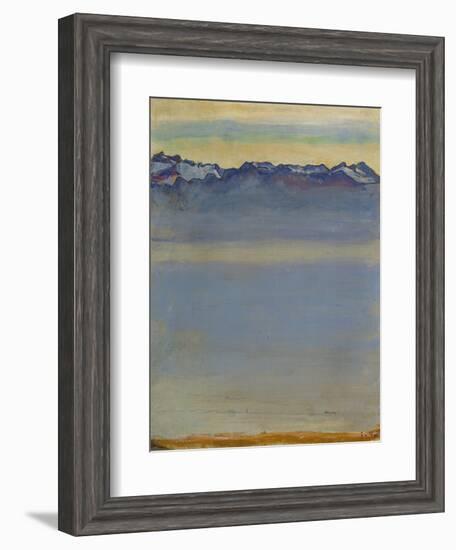 Lake Geneva with Savoyer Alps, 1907-Ferdinand Hodler-Framed Giclee Print