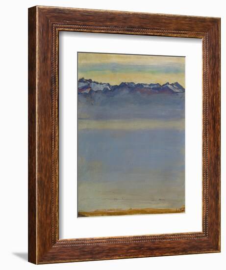 Lake Geneva with Savoyer Alps, 1907-Ferdinand Hodler-Framed Giclee Print