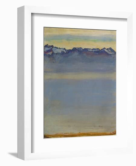 Lake Geneva with Savoyer Alps, 1907-Ferdinand Hodler-Framed Giclee Print