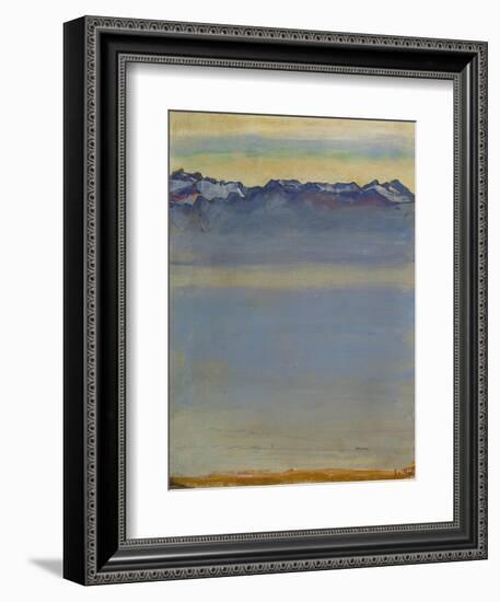 Lake Geneva with Savoyer Alps, 1907-Ferdinand Hodler-Framed Giclee Print