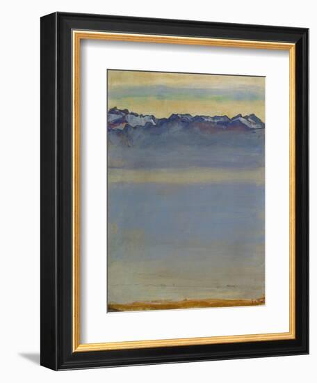 Lake Geneva with Savoyer Alps, 1907-Ferdinand Hodler-Framed Giclee Print