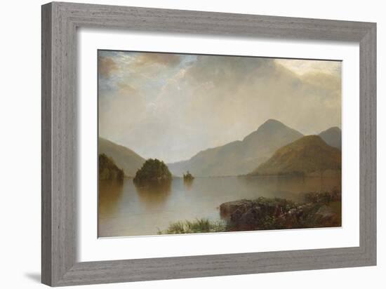 Lake George, 1869-John Frederick Kensett-Framed Giclee Print