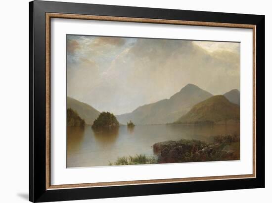 Lake George, 1869-John Frederick Kensett-Framed Premium Giclee Print