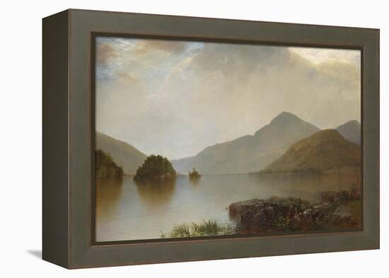 Lake George, 1869-John Frederick Kensett-Framed Premier Image Canvas