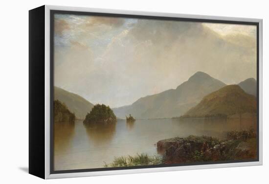 Lake George, 1869-John Frederick Kensett-Framed Premier Image Canvas