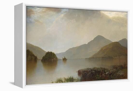 Lake George, 1869-John Frederick Kensett-Framed Premier Image Canvas