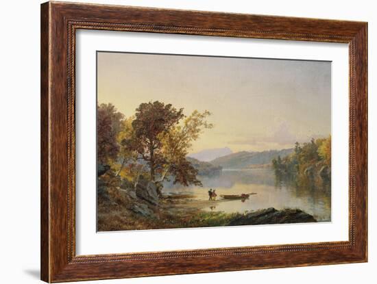 Lake George, 1871-Eugène Boudin-Framed Giclee Print