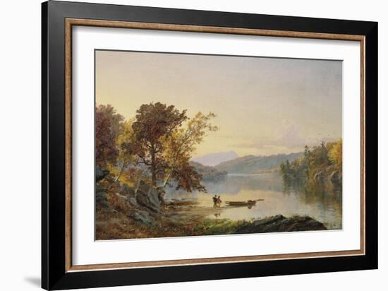 Lake George, 1871-Eugène Boudin-Framed Giclee Print