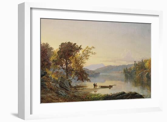 Lake George, 1871-Eugène Boudin-Framed Giclee Print