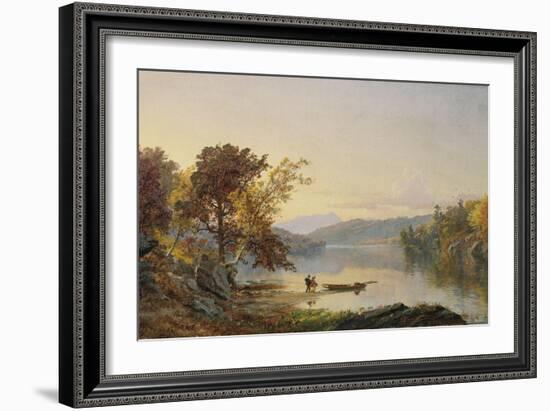 Lake George, 1871-Eugène Boudin-Framed Giclee Print
