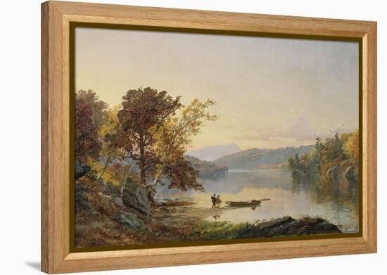 Lake George, 1871-Eugène Boudin-Framed Premier Image Canvas