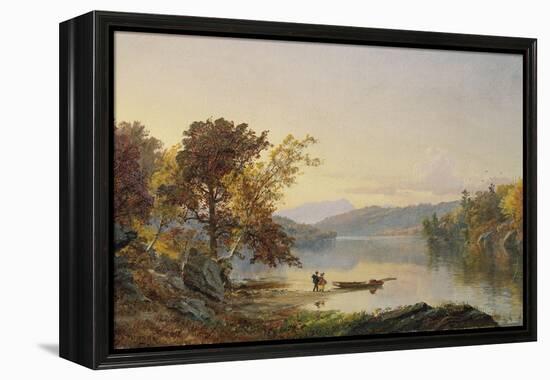 Lake George, 1871-Eugène Boudin-Framed Premier Image Canvas