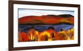 Lake George, Autumn, 1927-Georgia O'Keeffe-Framed Art Print