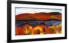 Lake George, Autumn, 1927-Georgia O'Keeffe-Framed Art Print