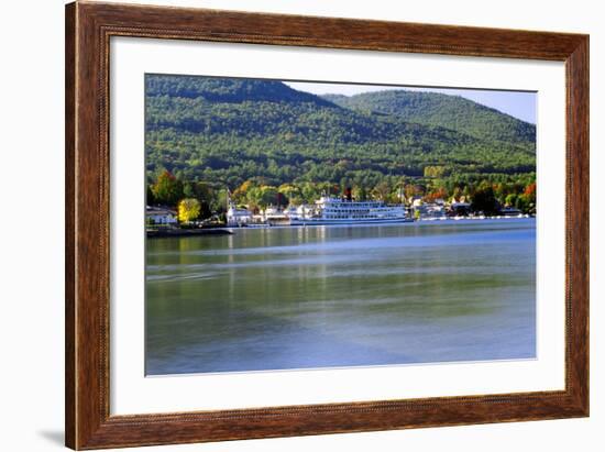 Lake George Autumn, New York-George Oze-Framed Photographic Print