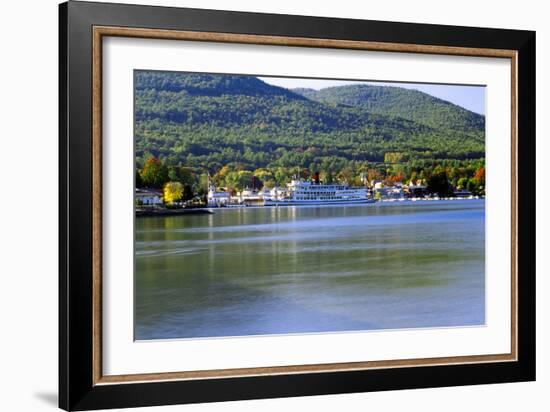 Lake George Autumn, New York-George Oze-Framed Photographic Print