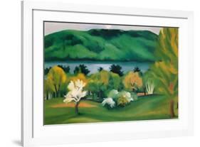 Lake George, Early Moonrise Spring, 1930-Georgia O'Keeffe-Framed Art Print