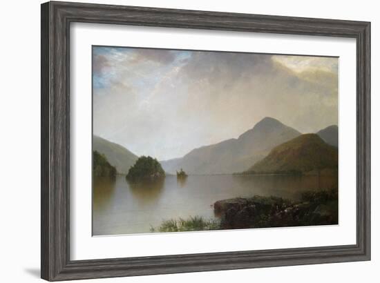 Lake George Landscape-John Frederick Kensett-Framed Art Print