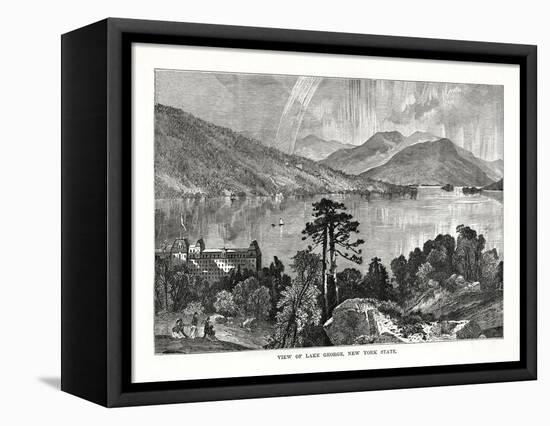 Lake George, New York State, USA, 1877-null-Framed Premier Image Canvas