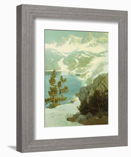 Lake George, Sierra Nevada-Elmer Wachtel-Framed Giclee Print