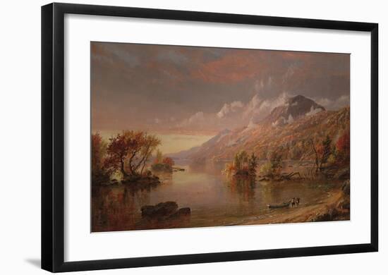 Lake George-Jasper Francis Cropsey-Framed Premium Giclee Print