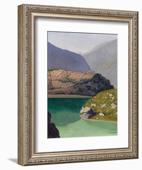 Lake Geronde, Sierre, 1919-Félix Vallotton-Framed Giclee Print