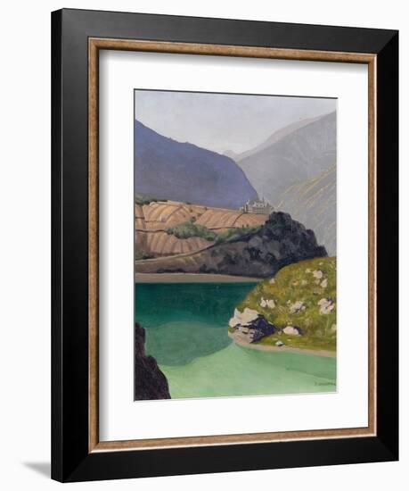 Lake Geronde, Sierre, 1919-Félix Vallotton-Framed Giclee Print