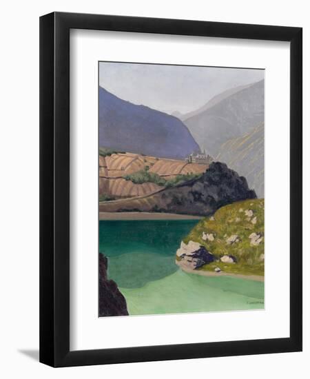 Lake Geronde, Sierre, 1919-Félix Vallotton-Framed Giclee Print