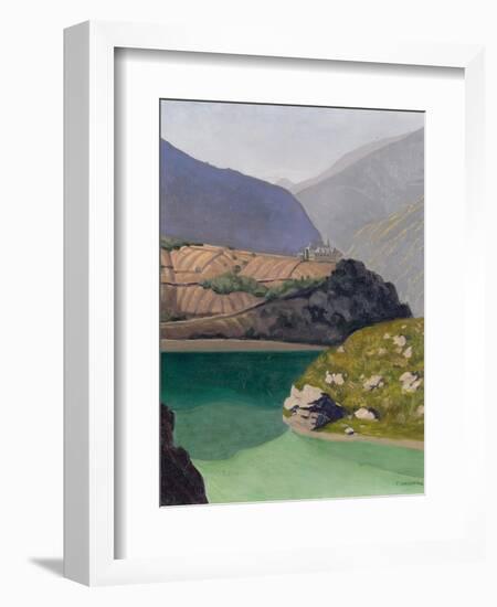 Lake Geronde, Sierre, 1919-Félix Vallotton-Framed Giclee Print