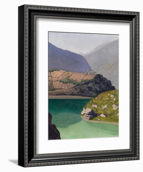 Lake Geronde, Sierre, 1919-Félix Vallotton-Framed Giclee Print