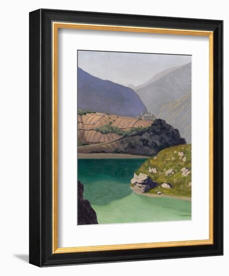 Lake Geronde, Sierre, 1919-Félix Vallotton-Framed Giclee Print