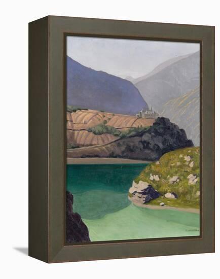 Lake Geronde, Sierre, 1919-Félix Vallotton-Framed Premier Image Canvas