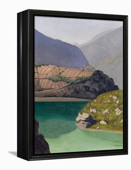 Lake Geronde, Sierre, 1919-Félix Vallotton-Framed Premier Image Canvas