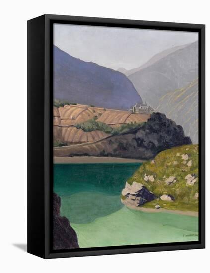 Lake Geronde, Sierre, 1919-Félix Vallotton-Framed Premier Image Canvas