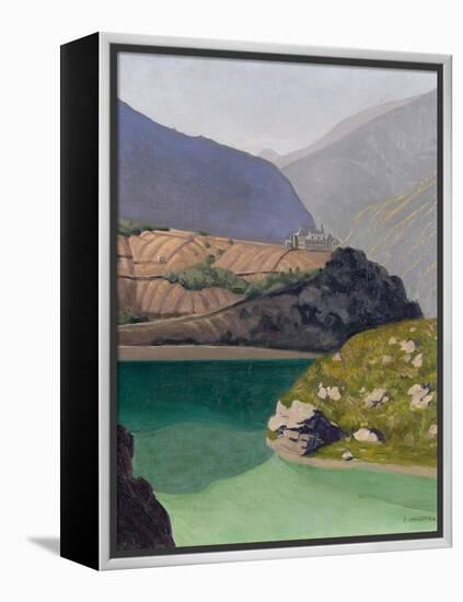 Lake Geronde, Sierre, 1919-Félix Vallotton-Framed Premier Image Canvas