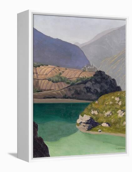 Lake Geronde, Sierre, 1919-Félix Vallotton-Framed Premier Image Canvas