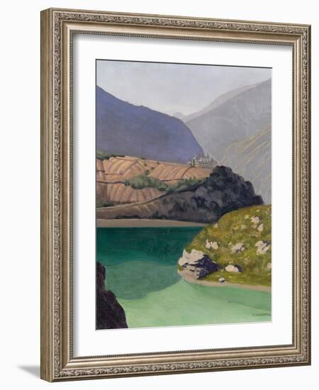 Lake Geronde, Sierre, 1919-Félix Vallotton-Framed Giclee Print