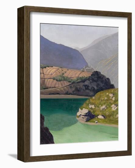 Lake Geronde, Sierre, 1919-Félix Vallotton-Framed Giclee Print