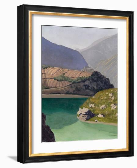 Lake Geronde, Sierre, 1919-Félix Vallotton-Framed Giclee Print
