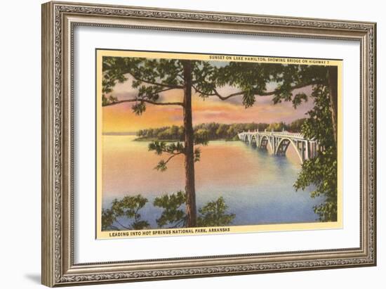 Lake Hamilton, Arkansas-null-Framed Art Print