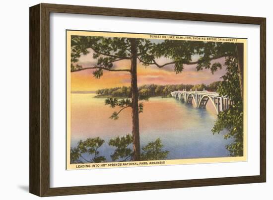 Lake Hamilton, Arkansas-null-Framed Art Print