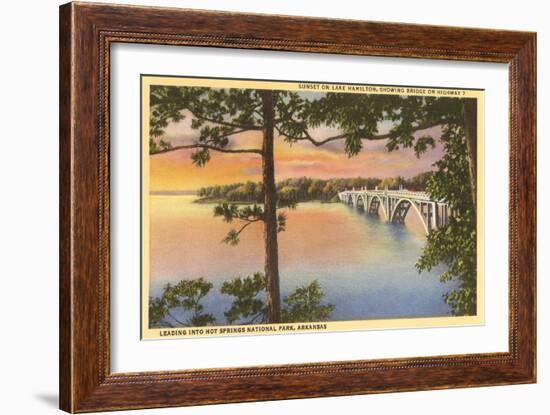 Lake Hamilton, Arkansas-null-Framed Art Print