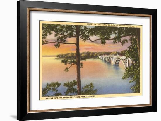 Lake Hamilton, Arkansas-null-Framed Art Print