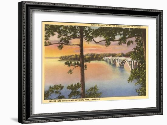 Lake Hamilton, Arkansas-null-Framed Art Print